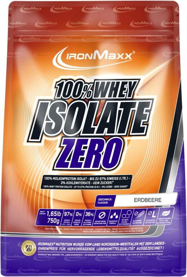 IronMaxx 100 Prozent Whey Isolate Zero