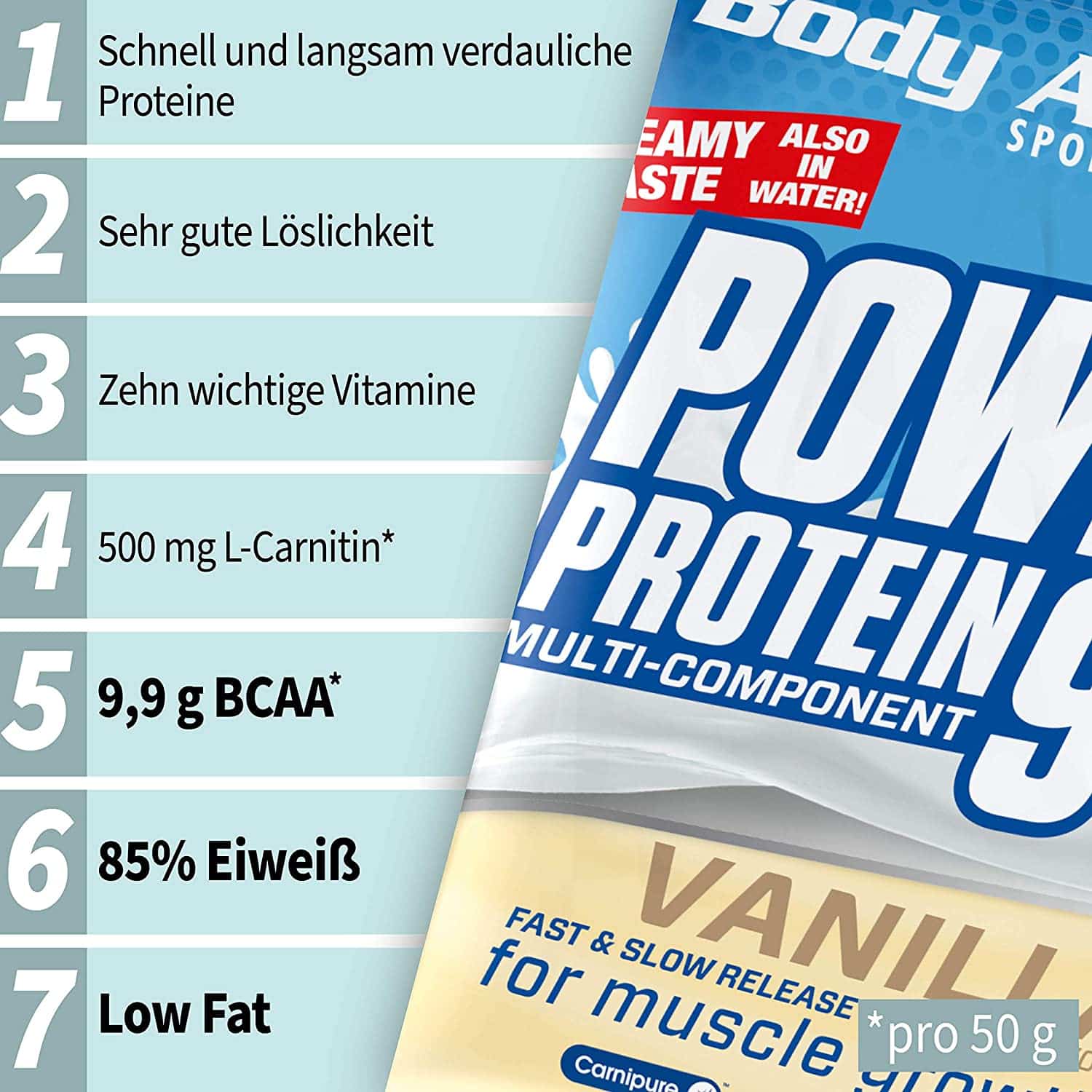 Body Attack Power Protein 90 Bulletpoints