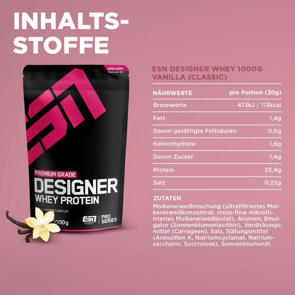Unterschied Esn Designer Whey Und Designer Whey Protein ESN Designer Whey Protein Test & Erfahrung 2025