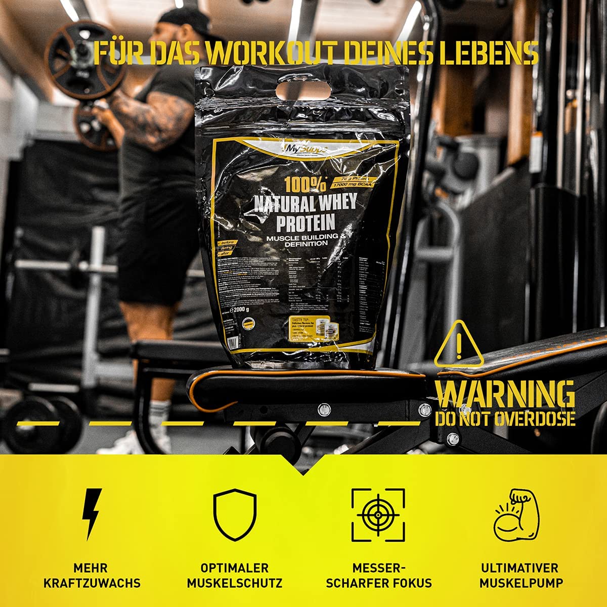 MySupps- 100% Natural Whey Protein mehr Infos