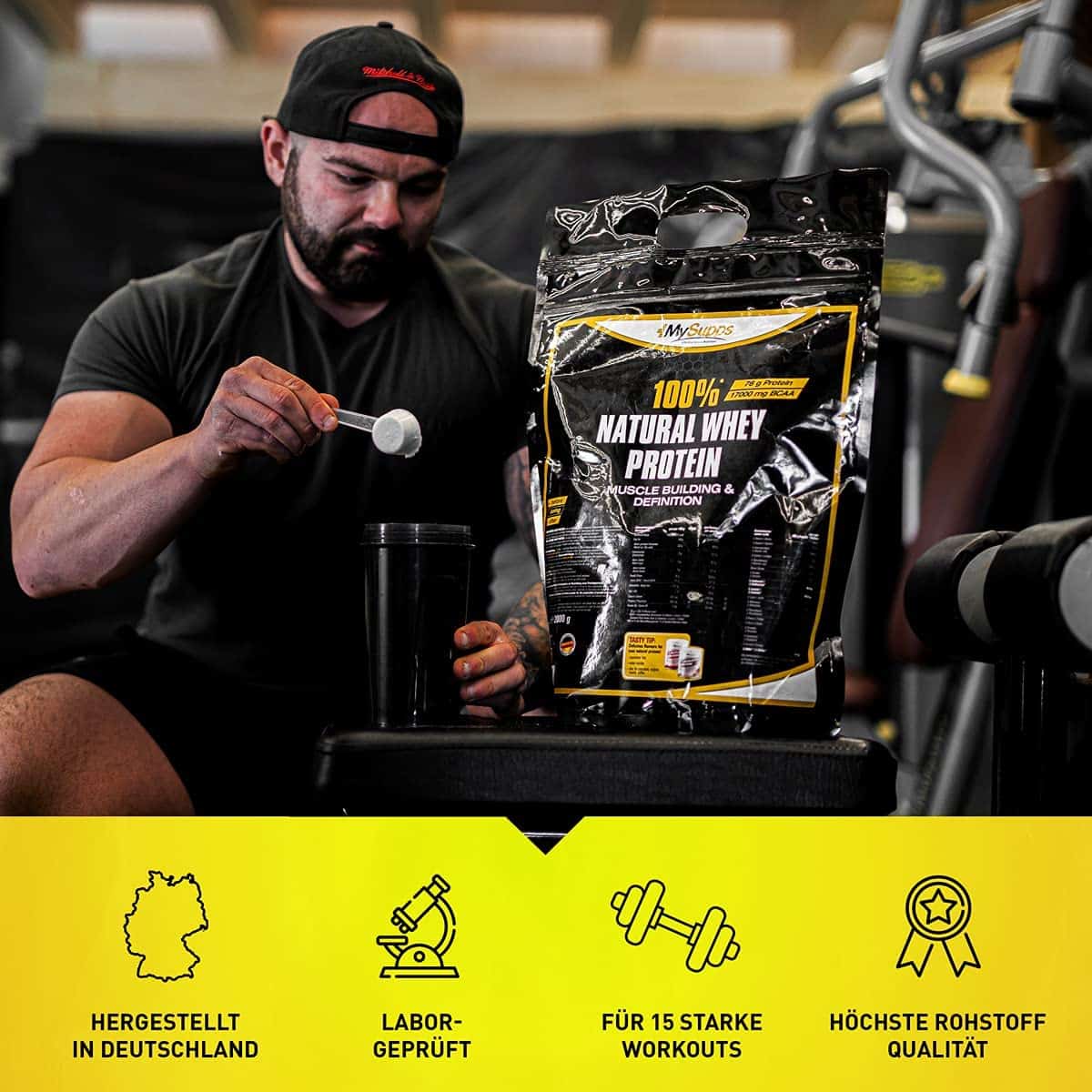 MySupps- 100% Natural Whey Protein Infos