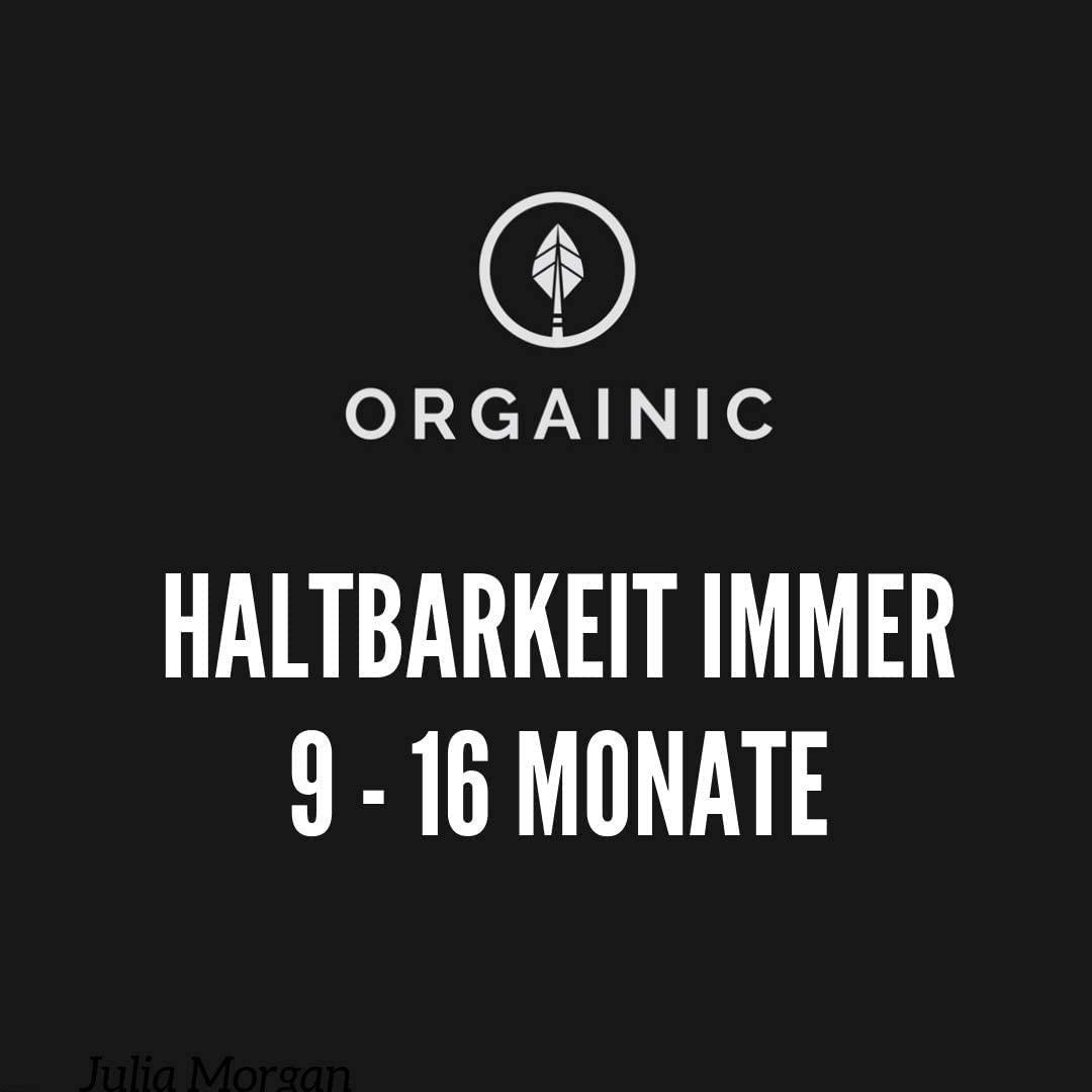 ORGAINIC Bio Whey Protein Haltbarkeit