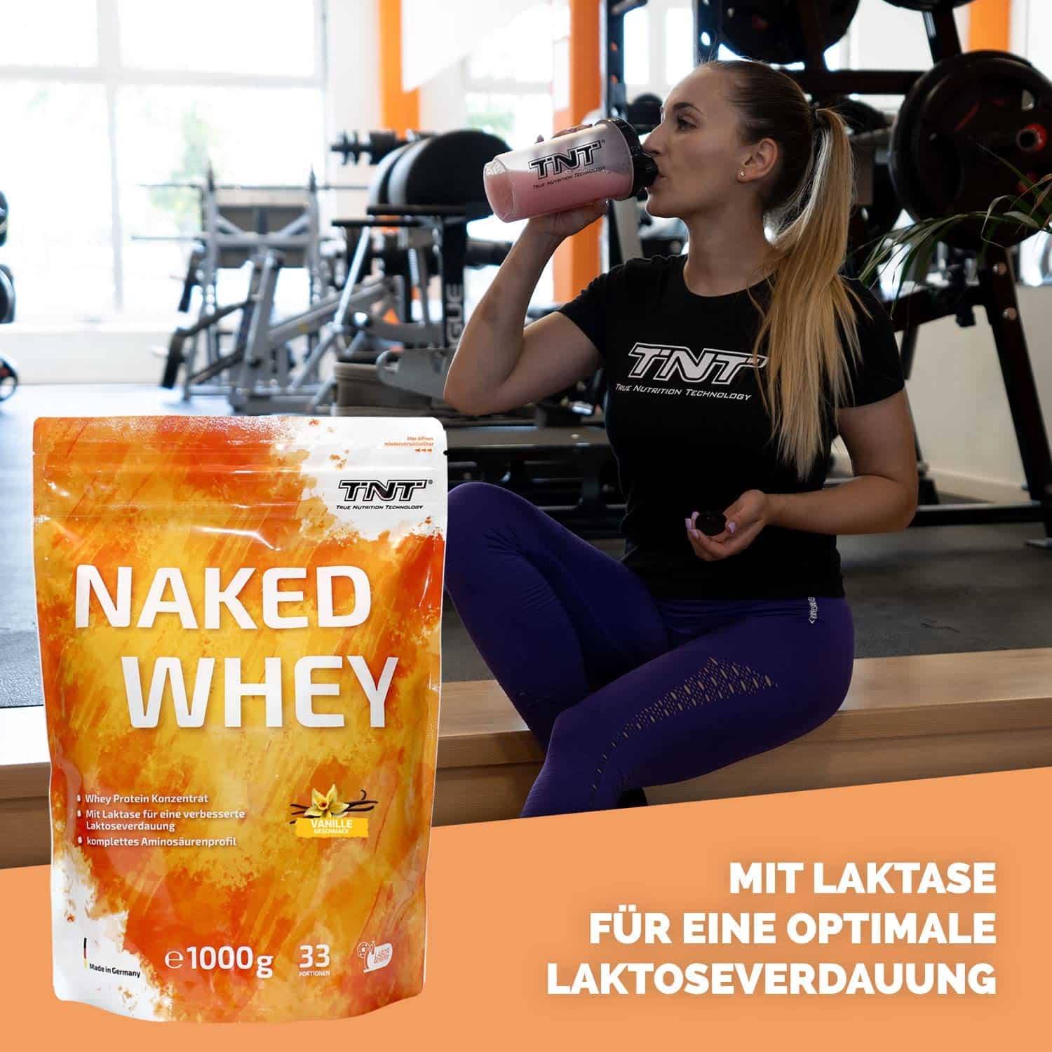 TNT Naked Whey Vanille Laktase