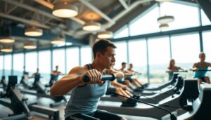 Besonderes Training mit dem Rudergerät