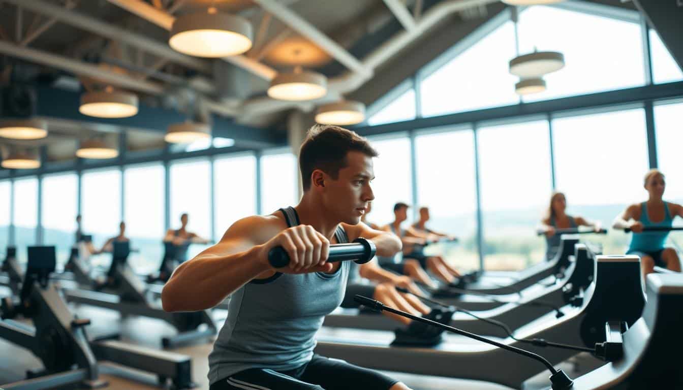 Besonderes Training mit dem Rudergerät
