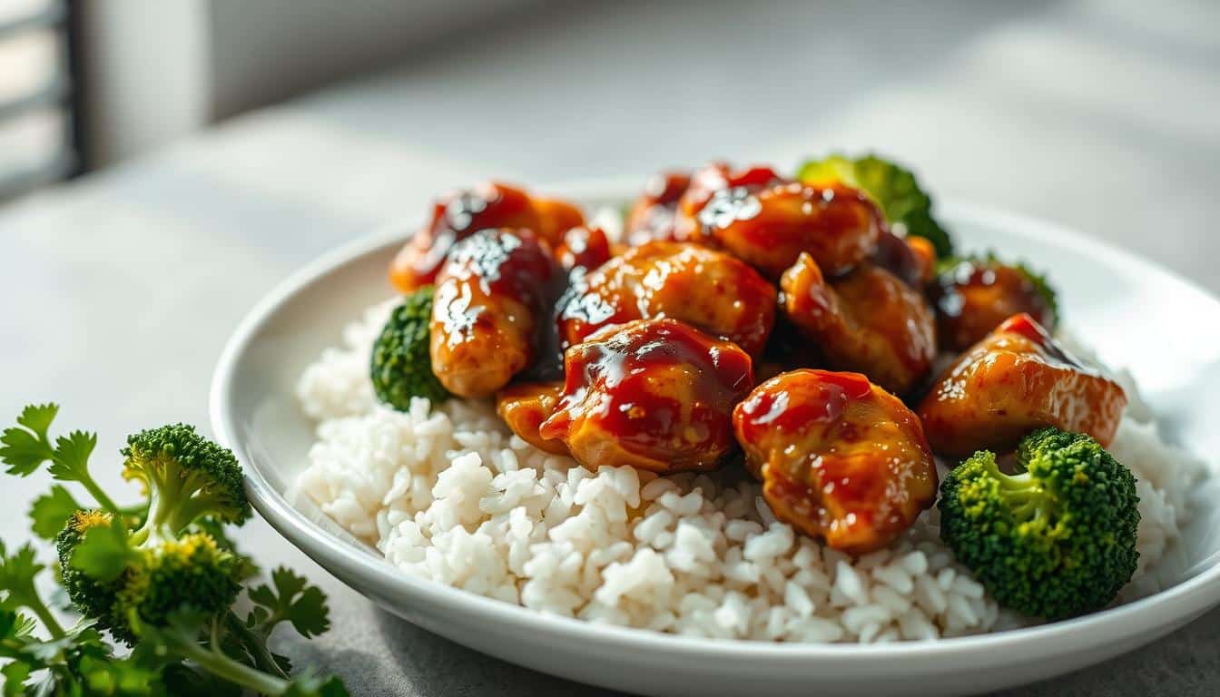 Chicken Teriyaki mit Brokkoli und Reis der perfekte Fitness-Allrounder
