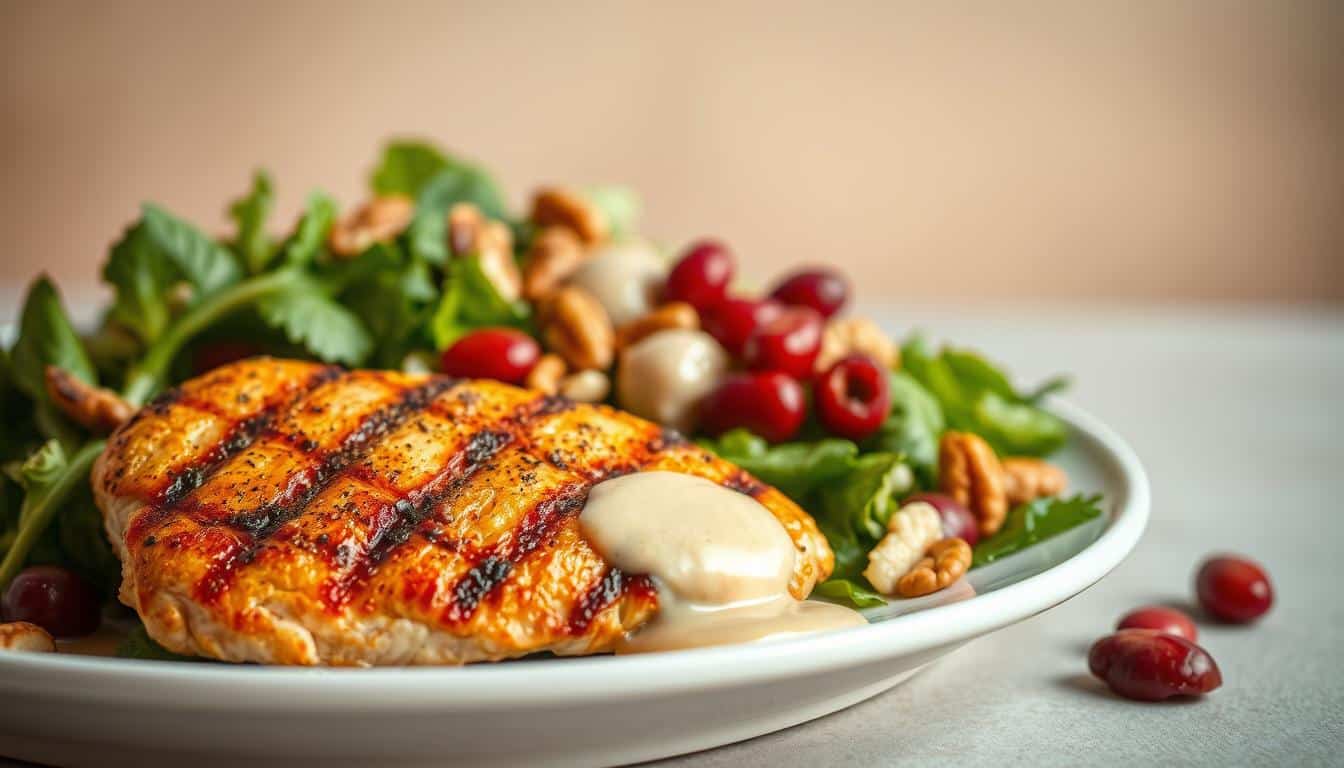 Cranberry-Hühnersalat ein leichtes und proteinreiches Rezept für jedermann