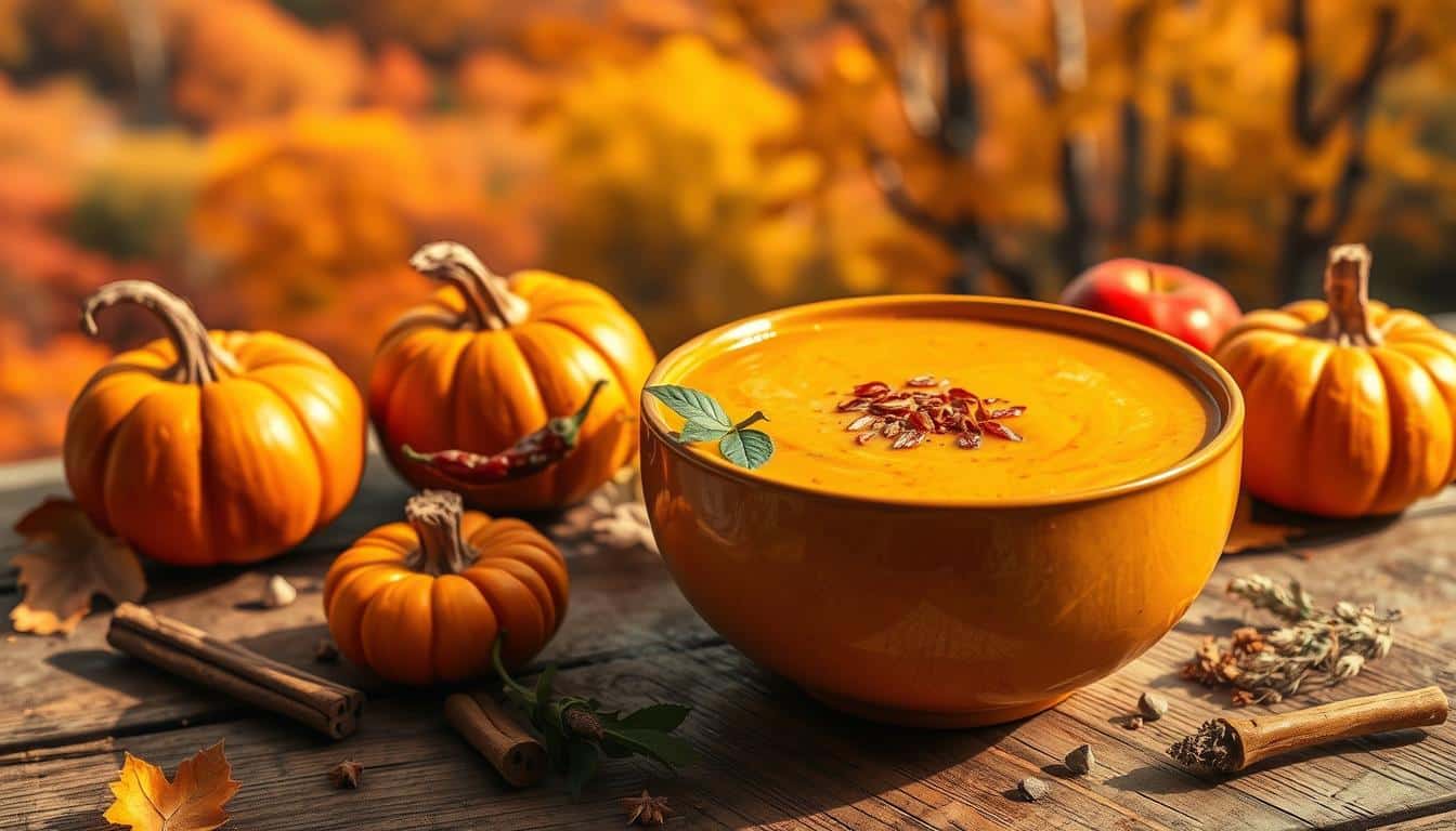 Feurige Fitness - Kürbissuppe mit Chili dein herbstlicher Workout-Booster
