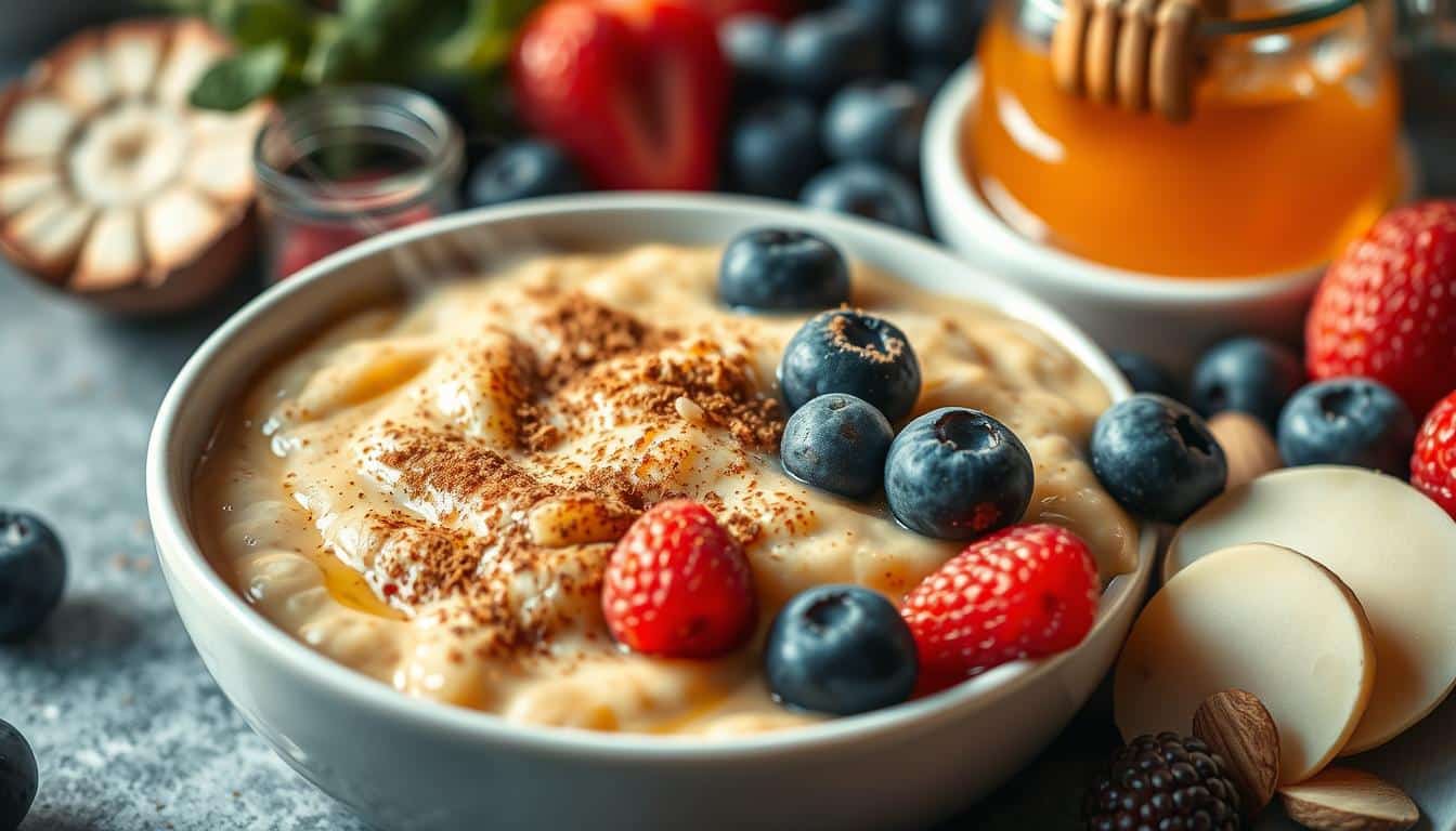 Fitness-Grießbrei ein Proteinreiches Frühstück für einen Aktiven Start