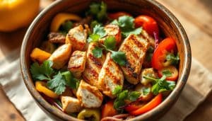Hähnchen Burrito Bowl ein köstliches und gesundes Gericht für jeden Tag