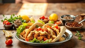 Hähnchen Curry Gyros der perfekte Protein-Kick