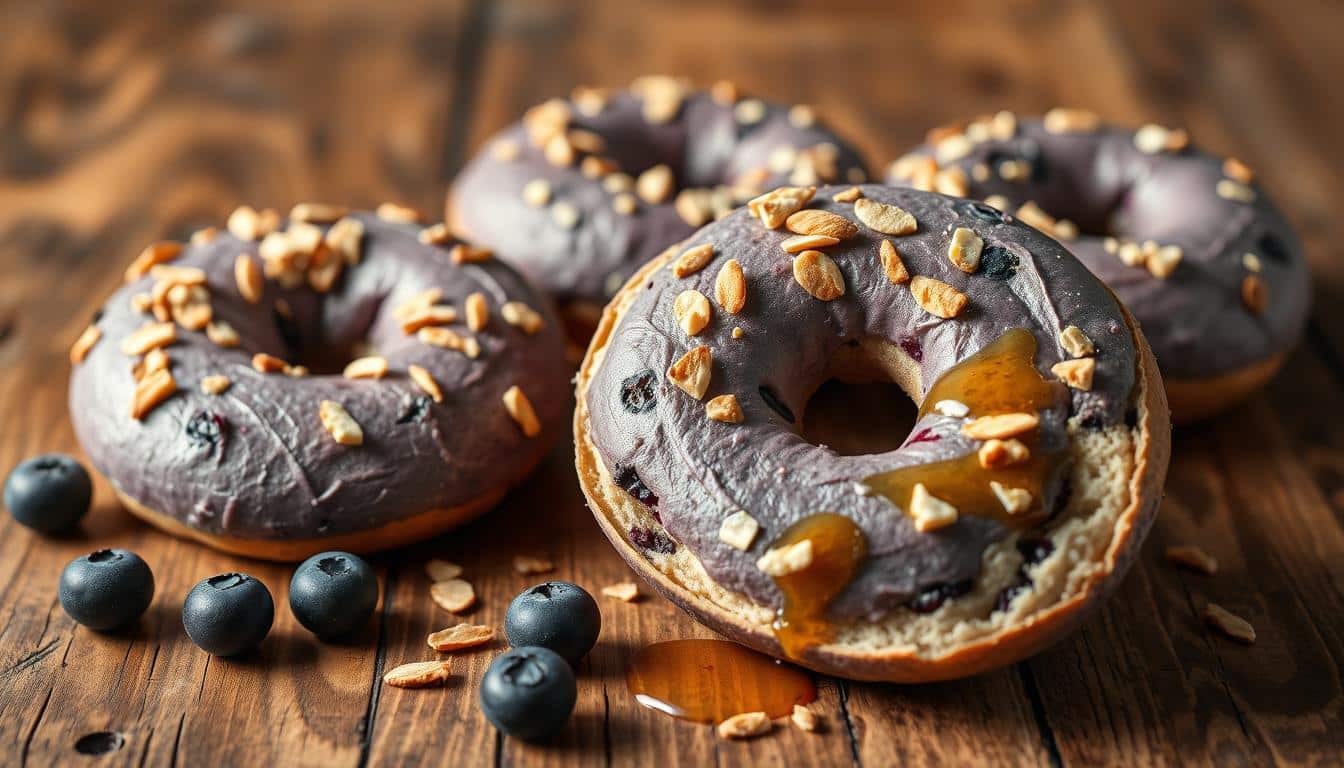High-Protein Blaubeer-Bagels der perfekte Fitness-Snack!