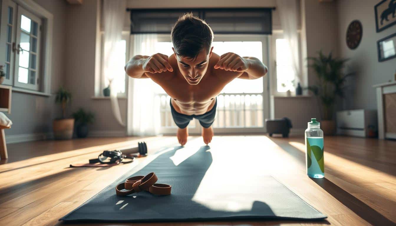 Homeworkout Muskelaufbau ohne Geräte bei dir zuhause