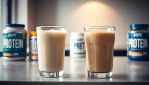 Ist es besser, Proteinpulver mit Wasser oder Milch zu trinken?