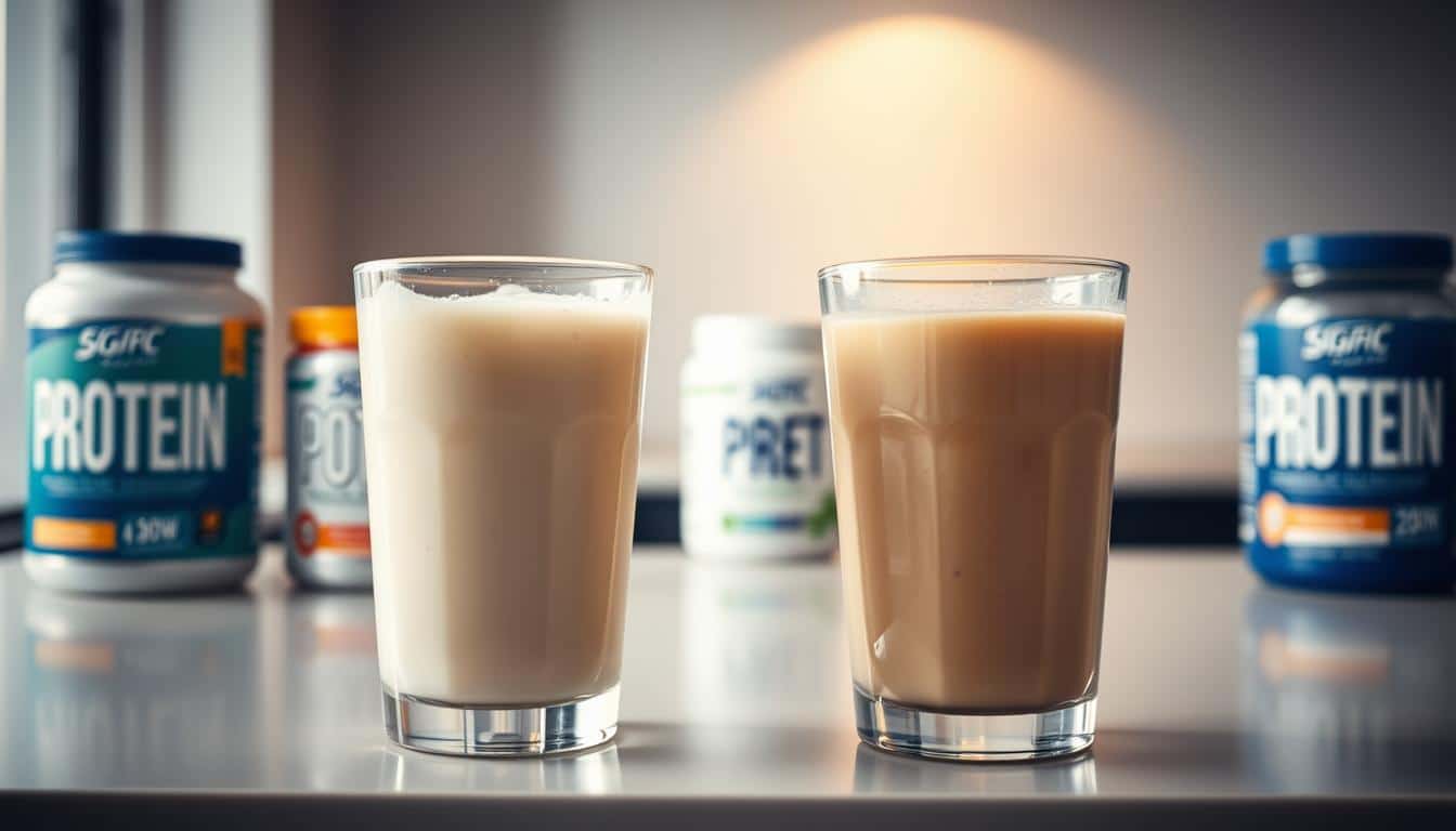 Ist es besser, Proteinpulver mit Wasser oder Milch zu trinken?