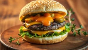 Low-Carb Big Mac Rolle der Klassiker neu interpretiert