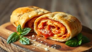 Low Carb Pizzarolle - Gesunder Sattmacher