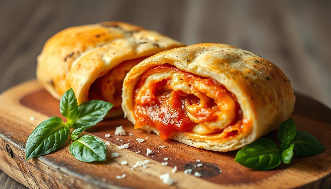 Low Carb Pizzarolle - Gesunder Sattmacher
