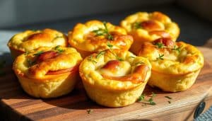 Low Carb Schinken-Käse-Muffins - würzige Eiweißbomben