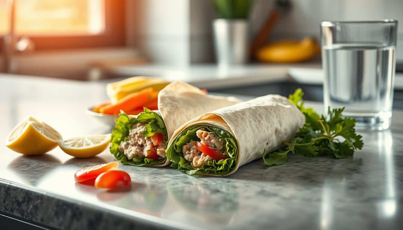 Low Carb Thunfisch Wraps dein perfektes Fitnessrezept für unterwegs