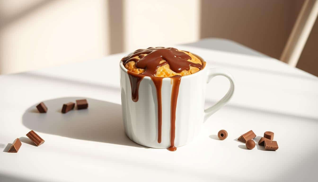 Protein-Mug-Cake mit Tasty Whey Schokolade der perfekte Post-Workout-Snack
