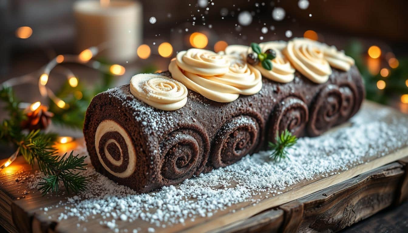 Protein Schokoladen Yule Log - Festlicher Genuss ohne Reue