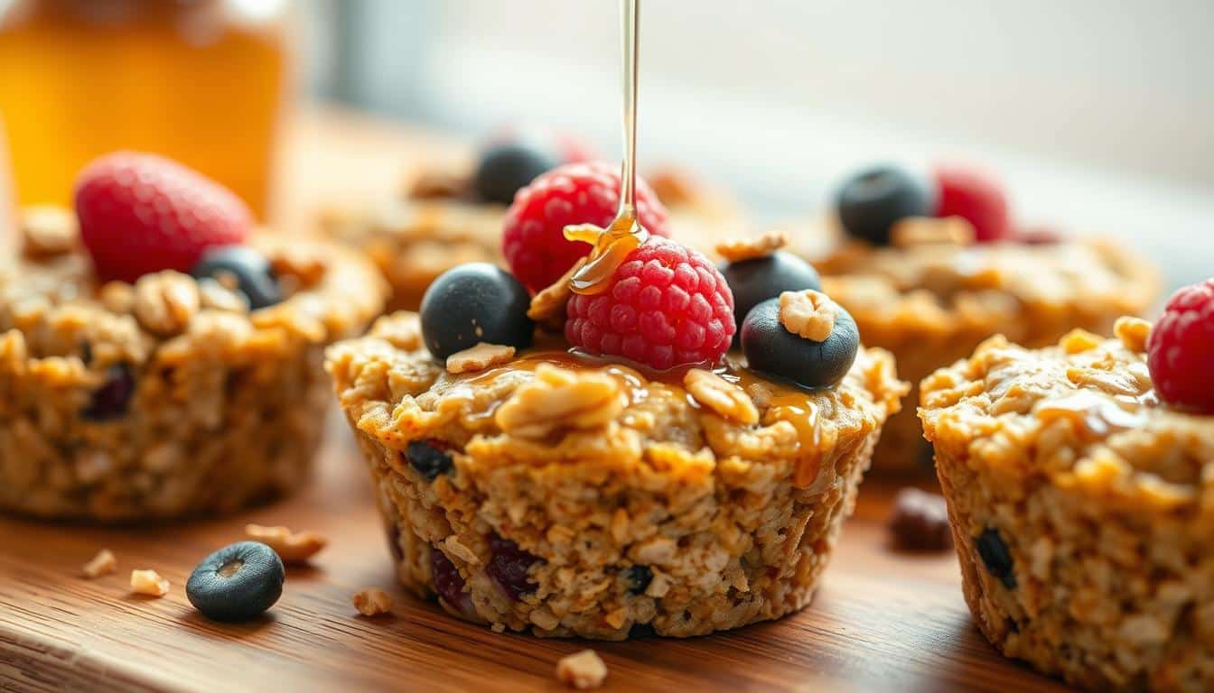 Proteinreiche Baked Oatmeal Cups dein perfekter Fitness-Snack für unterwegs