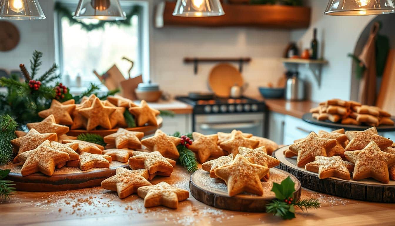 Proteinreiche Zimtsterne ohne Zucker