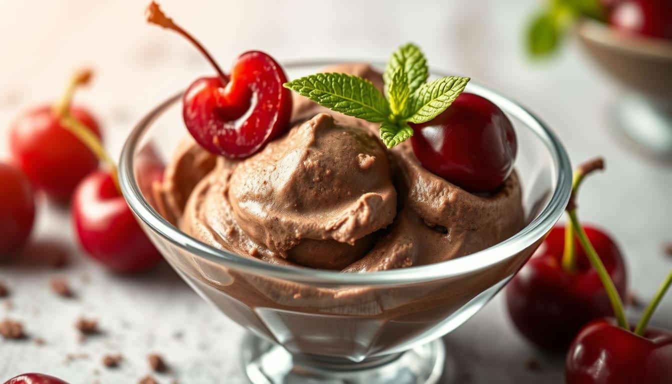 Schoko-Nicecream - Zuckerfrei & mega lecker mit Kirschen