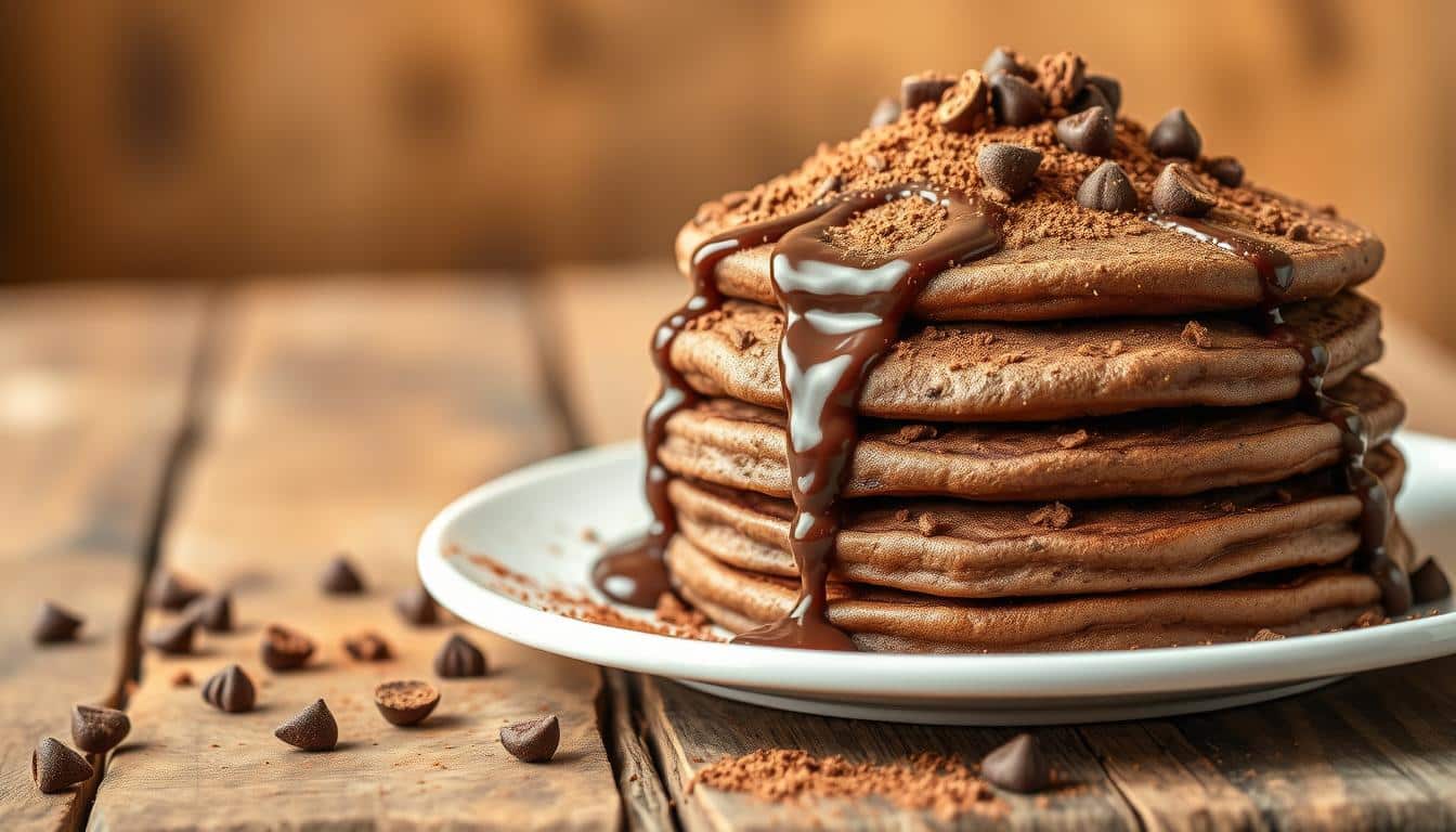 Schoko-Protein-Pancakes der zuckerfreie Genuss mit Tasty Whey!