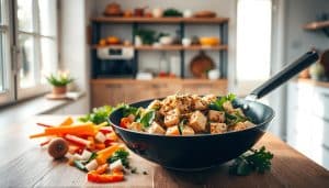 Tofu-Stir-Fry ein gesundes und leckeres Abendessen