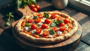 Virale Fitness-Hüttenkäse-Pizza