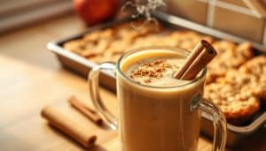 Warmer Apfelkuchen Smoothie - Easy, lecker & gesund