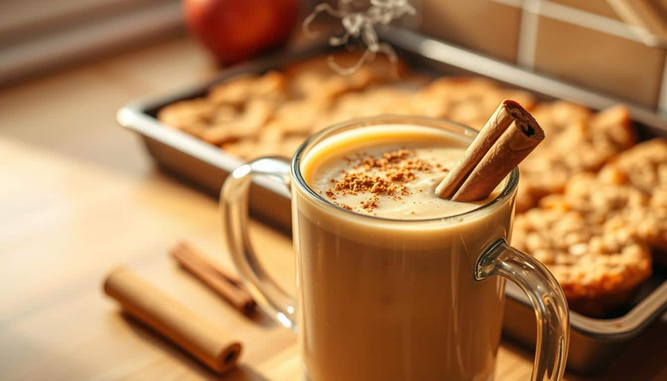 Warmer Apfelkuchen Smoothie - Easy, lecker & gesund