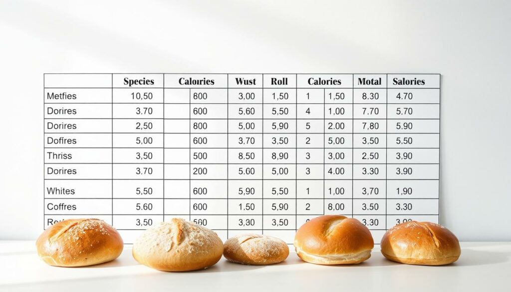 Wie viele Kalorien haben Brötchen?