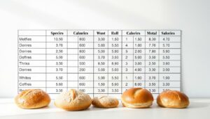 Wie viele Kalorien haben Brötchen?