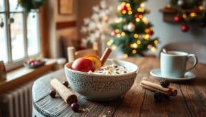 Bratapfel Overnight Oats das weihnachtliche Frühstück
