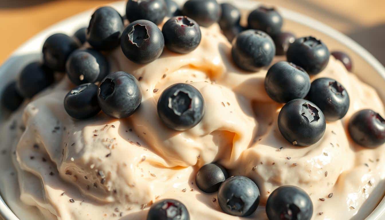 Chia-Eis - Gesunde Nicecream mit Heidelbeeren
