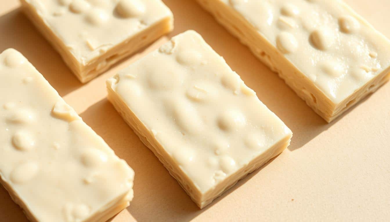 Kalorienarme Eiweißriegel aus weißen Bohnen