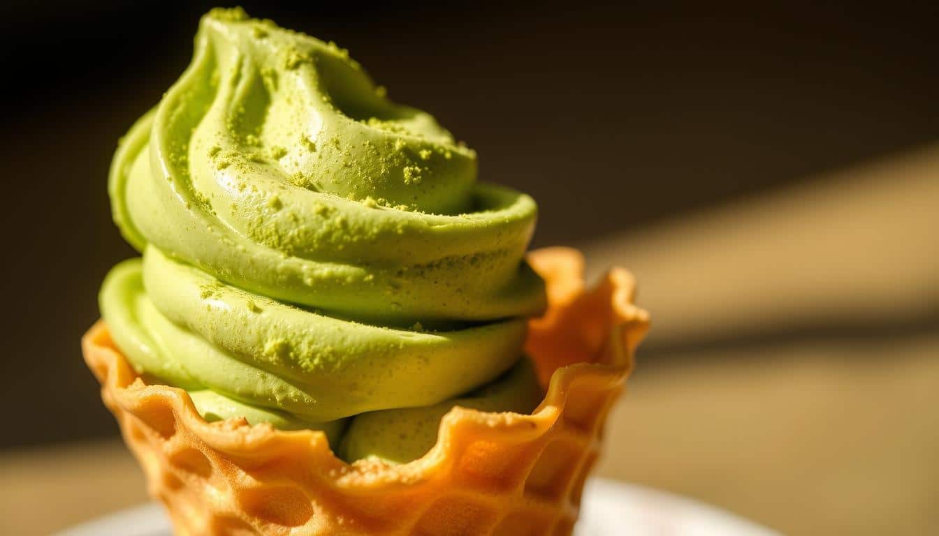 Matcha-Nicecream - Gesunde Erfrischung