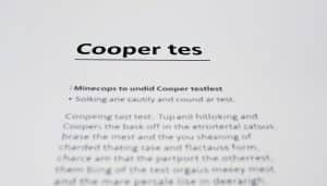 Was ist der Cooper-Test?