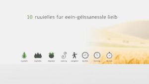 10 Regeln für ein gesundes Leben