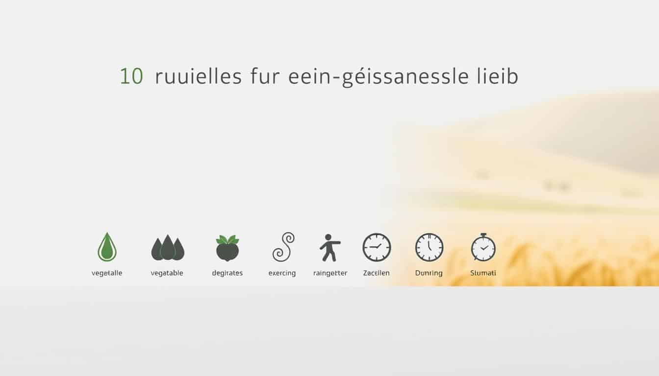 10 Regeln für ein gesundes Leben