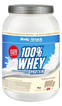 Body Attack 100% Whey Protein Test 1