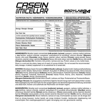 Bodylab24 Casein 100 % Mizellar Test 2