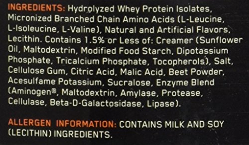 Optimum Nutrition Platinum Hydro Whey Protein Test 3