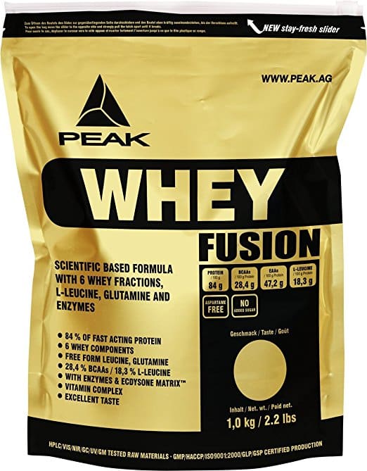 Peak Whey Fusion Wheyprotein.de